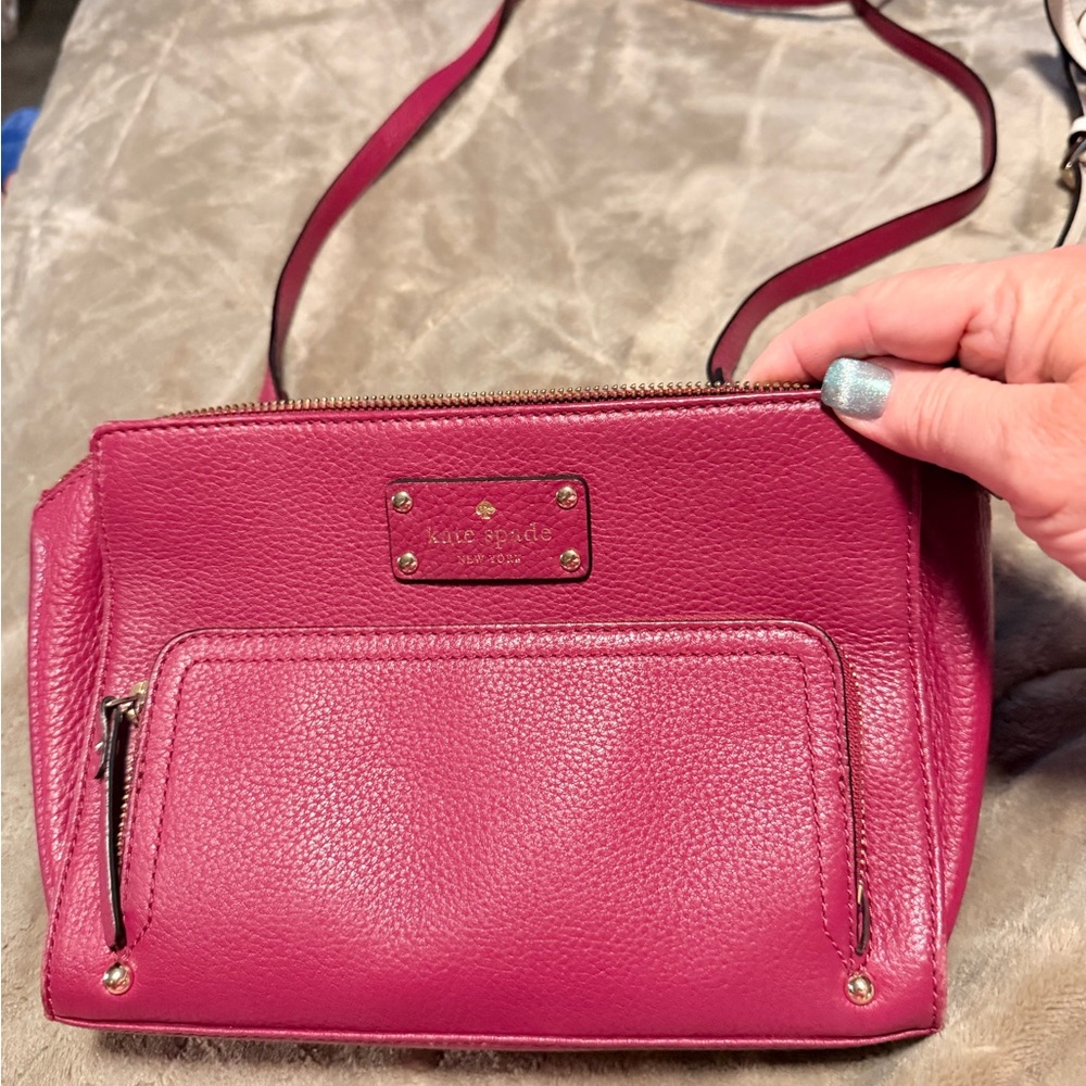 Kate Spade Maroon Crossbody Bag